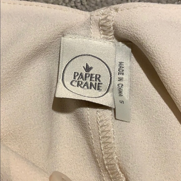 Creme button down blouse - Picture 5 of 5